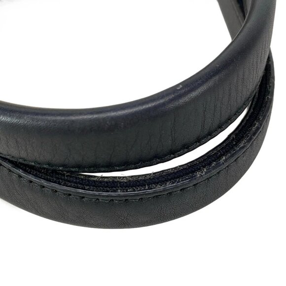 Auth BALENCIAGA Navy Medium Cabas 581292 Cream Black Canvas Leather - Tote Bag - Picture 8 of 16